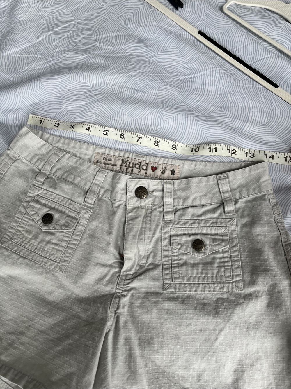 Mudd utility jean shorts - light gray - Picture 1 of 4